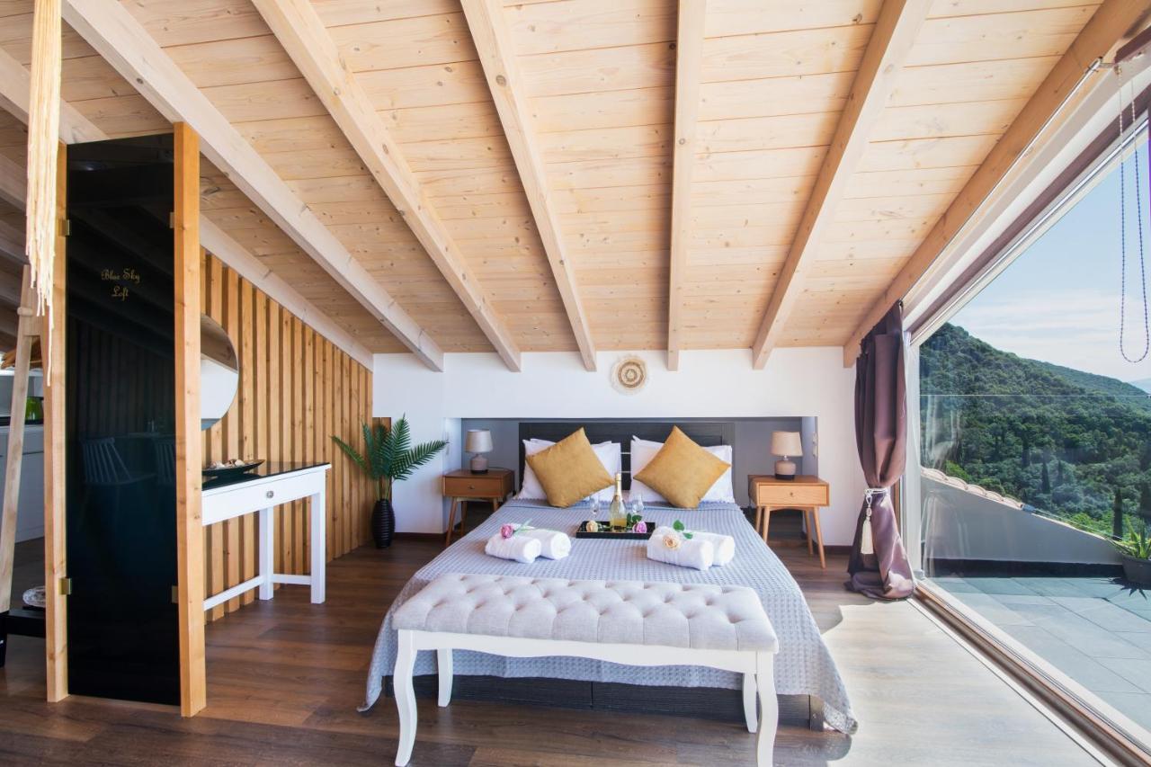 Blue Sky Loft By Corfuescapes Διαμέρισμα Σπαρτύλας Εξωτερικό φωτογραφία